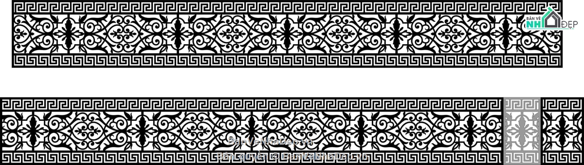 Lan can cnc đẹp,Lan can,dxf lan can